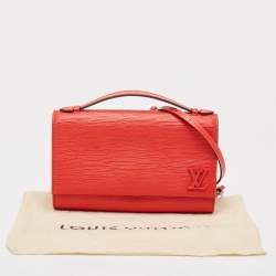 Louis Vuitton Coquelicot Epi Leather Clery Pochette Bag