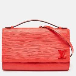 Louis Vuitton Coquelicot Epi Leather Clery Pochette Bag