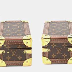 Louis Vuitton Brown Canvas Monogram 20 Coffret Tresor Trunk