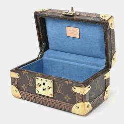 Louis Vuitton Brown Canvas Monogram 20 Coffret Tresor Trunk