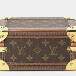 Louis Vuitton Brown Canvas Monogram 20 Coffret Tresor Trunk