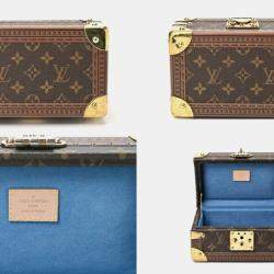 Louis Vuitton Brown Canvas Monogram 20 Coffret Tresor Trunk