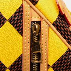 Louis Vuitton Volcano Orange Damier Pop Chess Handbag