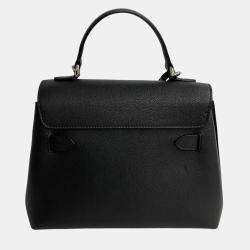 Louis Vuitton Black Calfskin Lockme Ever Satchel Bag