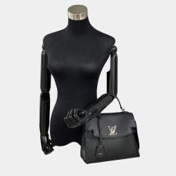 Louis Vuitton Black Calfskin Lockme Ever Satchel Bag