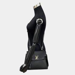 Louis Vuitton Black Calfskin Lockme Ever Satchel Bag