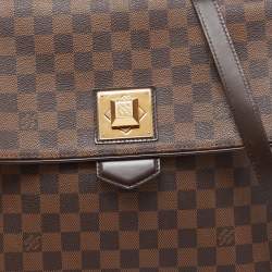 Pre Owned Louis Vuitton Damier Ebene Canvas Bergamo GM Bag