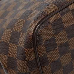 Pre Owned Louis Vuitton Damier Ebene Canvas Bergamo GM Bag