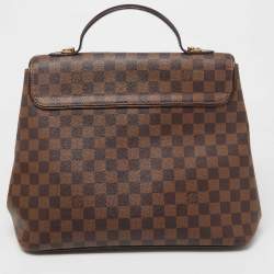 Pre Owned Louis Vuitton Damier Ebene Canvas Bergamo GM Bag
