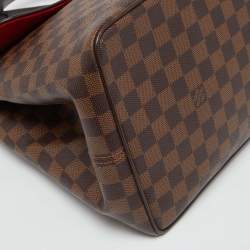 Pre Owned Louis Vuitton Damier Ebene Canvas Bergamo GM Bag