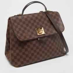 Pre Owned Louis Vuitton Damier Ebene Canvas Bergamo GM Bag