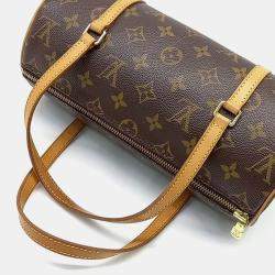Pre Owned Louis Vuitton Brown Monogram Papillon Top Handle Bag