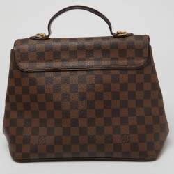 Pre Owned Louis Vuitton Damier Ebene Canvas Bergamo MM Bag