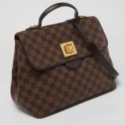 Pre Owned Louis Vuitton Damier Ebene Canvas Bergamo MM Bag