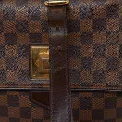 Pre Owned Louis Vuitton Damier Ebene Canvas Bergamo MM Bag