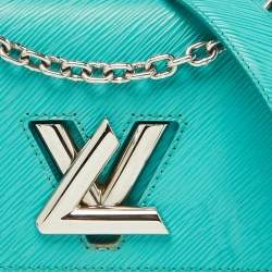 Pre Owned Louis Vuitton Turquoise Epi Leather Twist PM Bag