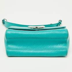 Pre Owned Louis Vuitton Turquoise Epi Leather Twist PM Bag