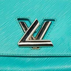 Pre Owned Louis Vuitton Turquoise Epi Leather Twist PM Bag