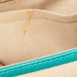 Pre Owned Louis Vuitton Turquoise Epi Leather Twist PM Bag