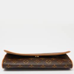 Pre Owned Louis Vuitton Monogram Canvas Twin Pochette GM Bag