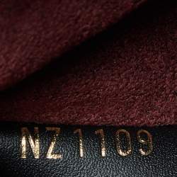 Pre Owned Louis Vuitton Bordeaux Damier Ebene Canvas Vavin PM Bag