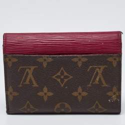 Louis Vuitton Epi Leather and Monogram Canvas Marie-Lou Compact Wallet