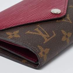 Louis Vuitton Epi Leather and Monogram Canvas Marie-Lou Compact Wallet