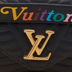 Louis Vuitton Black Leather New Wave Chain PM Bag