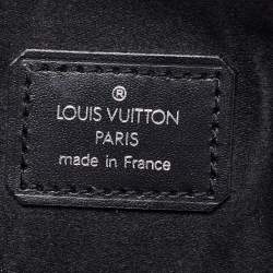 Pre Owned Louis Vuitton Black Monogram Satin and Leather Limited Edition Alma Mini Bag