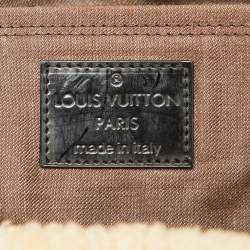 Pre Owned Louis Vuitton Monogram Limited Edition Shearling Sac Thunder Bag