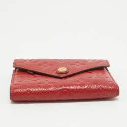 Louis Vuitton Cherry Monogram Empreinte Leather Compact Curieuse Wallet