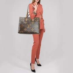 Pre Owned Louis Vuitton Monogram Reverse Giant Canvas OnTheGo GM Bag