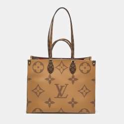 Pre Owned Louis Vuitton Monogram Reverse Giant Canvas OnTheGo GM Bag