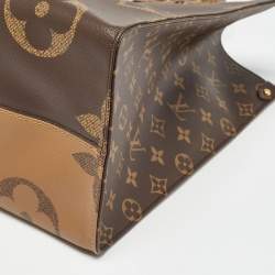 Pre Owned Louis Vuitton Monogram Reverse Giant Canvas OnTheGo GM Bag
