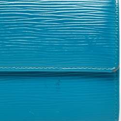 Louis Vuitton Cyan Epi Leather Sarah Wallet