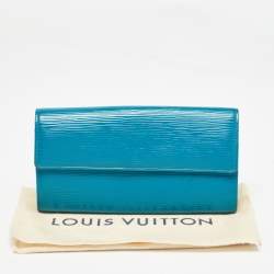 Louis Vuitton Cyan Epi Leather Sarah Wallet