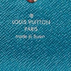 Louis Vuitton Cyan Epi Leather Sarah Wallet