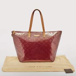 Pre Owned Louis Vuitton Pomme D'Amour Monogram Vernis Bellevue GM Bag