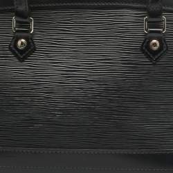 Pre Owned Louis Vuitton Black Epi Leather Madeleine PM Bag