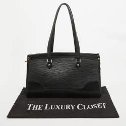 Pre Owned Louis Vuitton Black Epi Leather Madeleine PM Bag