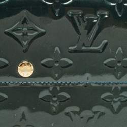 Louis Vuitton Bleu Nuit Monogram Vernis Sarah Wallet