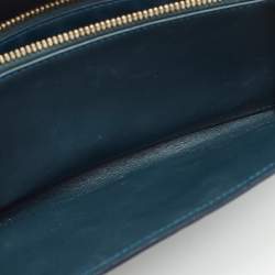 Louis Vuitton Bleu Nuit Monogram Vernis Sarah Wallet