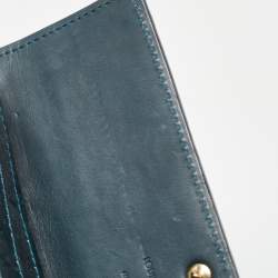 Louis Vuitton Bleu Nuit Monogram Vernis Sarah Wallet