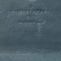 Louis Vuitton Bleu Nuit Monogram Vernis Sarah Wallet