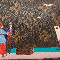 Pre Owned Louis Vuitton Monogram Canvas Printed Mini Pochette Accessoires Pouch
