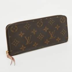 Louis Vuitton Rose Ballerine Monogram Canvas Clémence Wallet