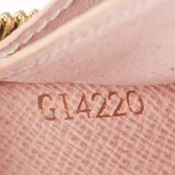 Louis Vuitton Rose Ballerine Monogram Canvas Clémence Wallet