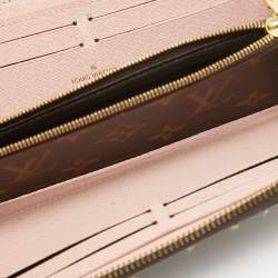 Louis Vuitton Rose Ballerine Monogram Canvas Clémence Wallet