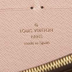 Louis Vuitton Rose Ballerine Monogram Canvas Clémence Wallet