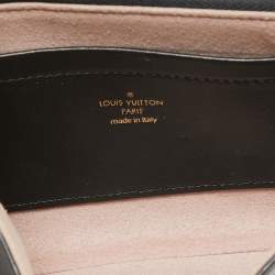 Pre Owned Louis Vuitton Black Monogram Leather Coussin Pochette Bag